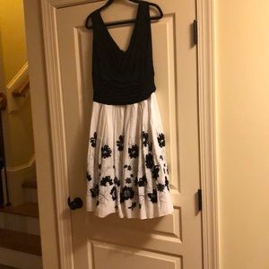 Black and white dress